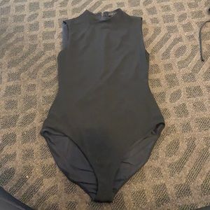 Alice and Olivia Mock Neck Bodysuit